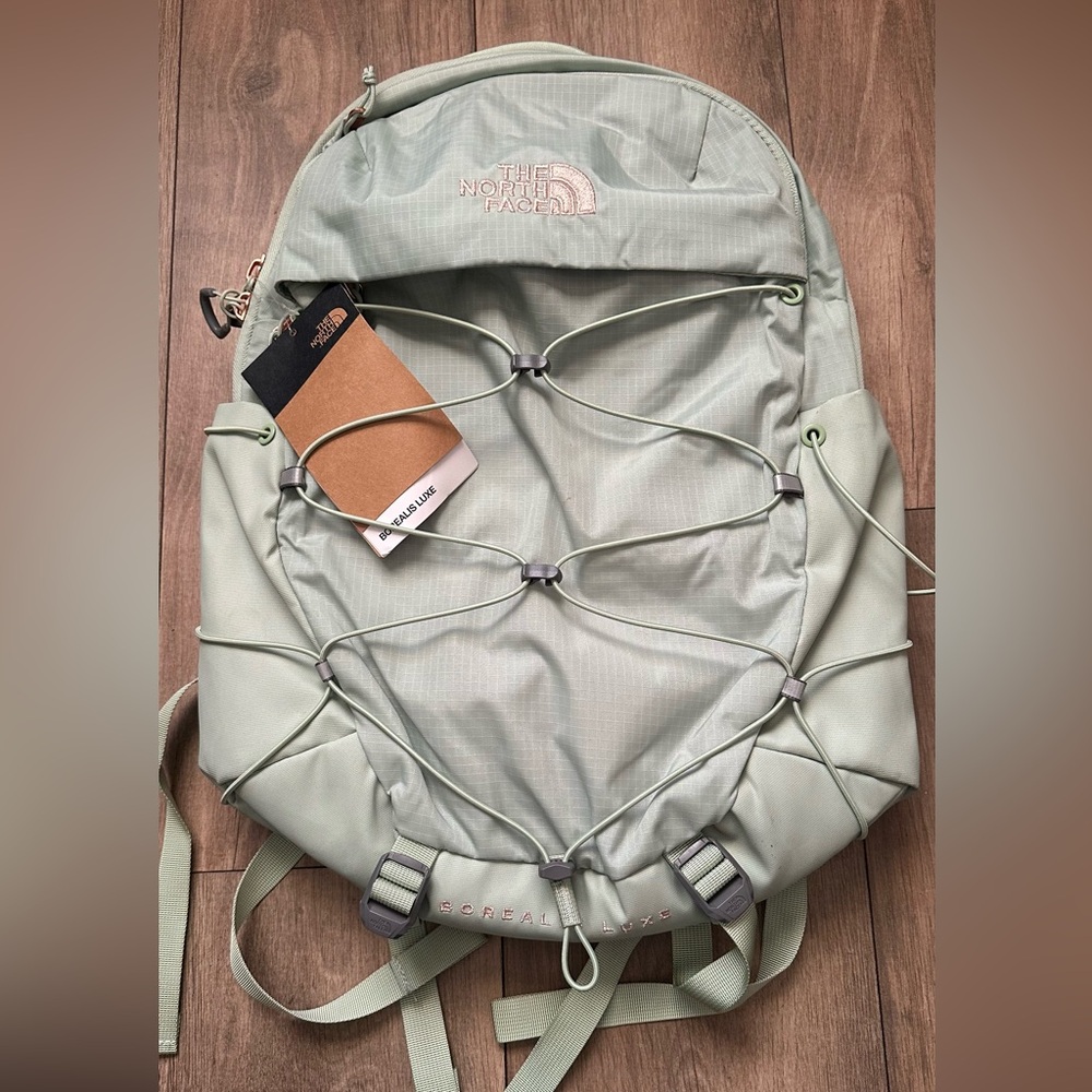 The North Face Light Green Backpack